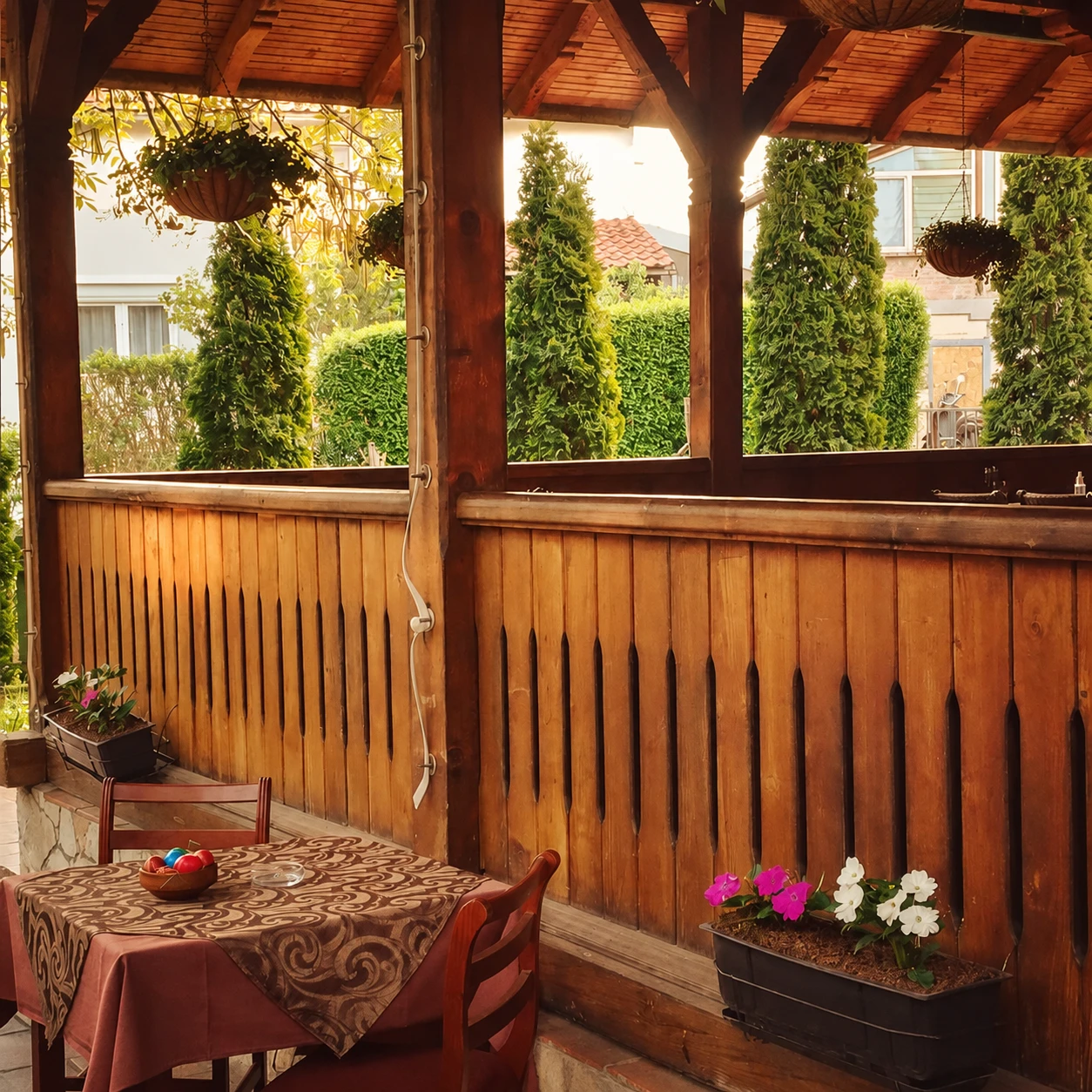 Bašta restorana Orahov lad